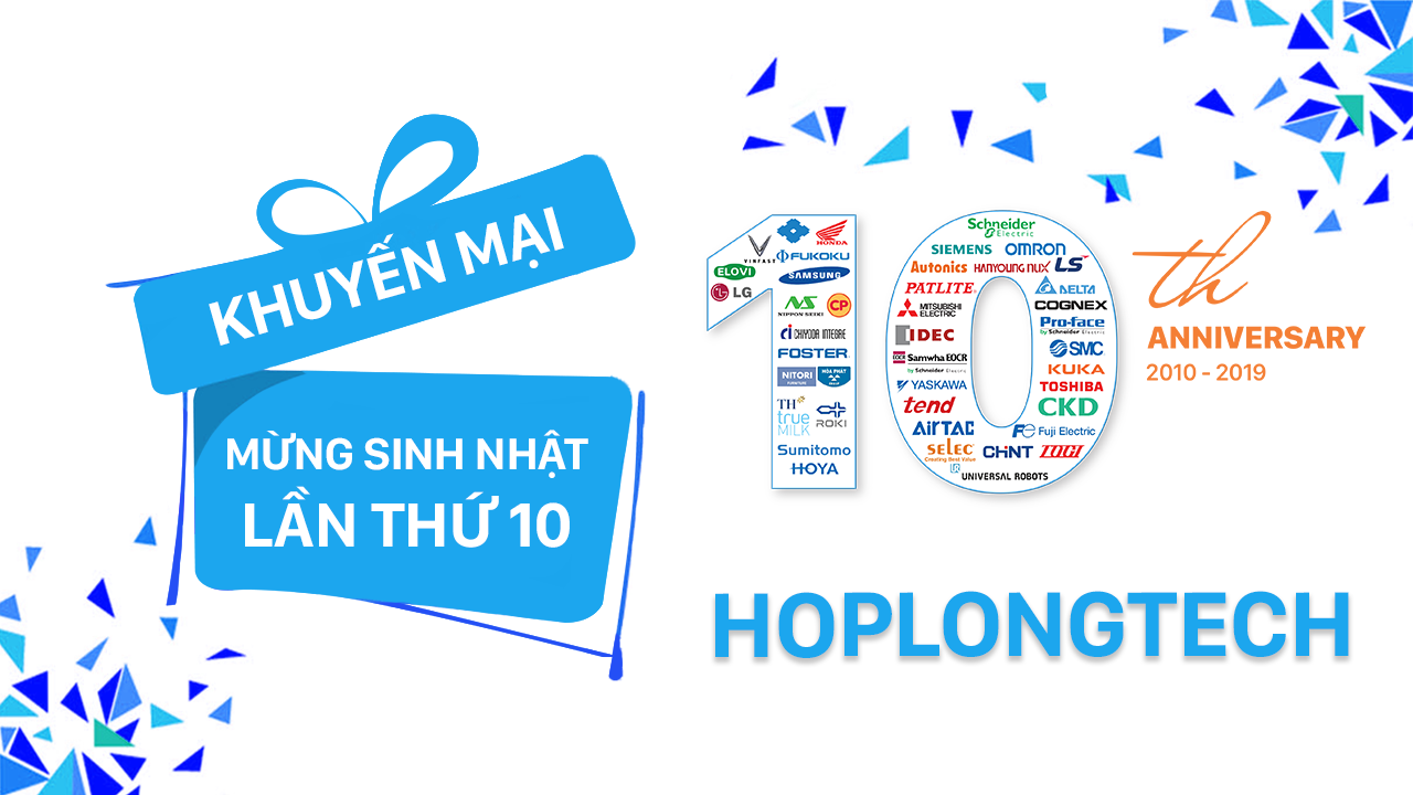 Chương trình khuyến mại mừng sinh nhật lần thứ 10 cùng HopLongTech